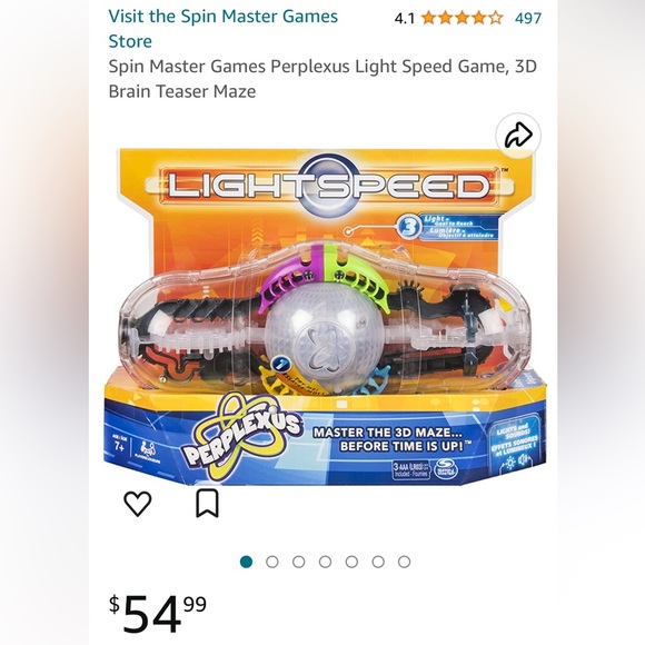 Perplexus Light/Speed Game 3D brain teaser maze - Picture 6 of 6